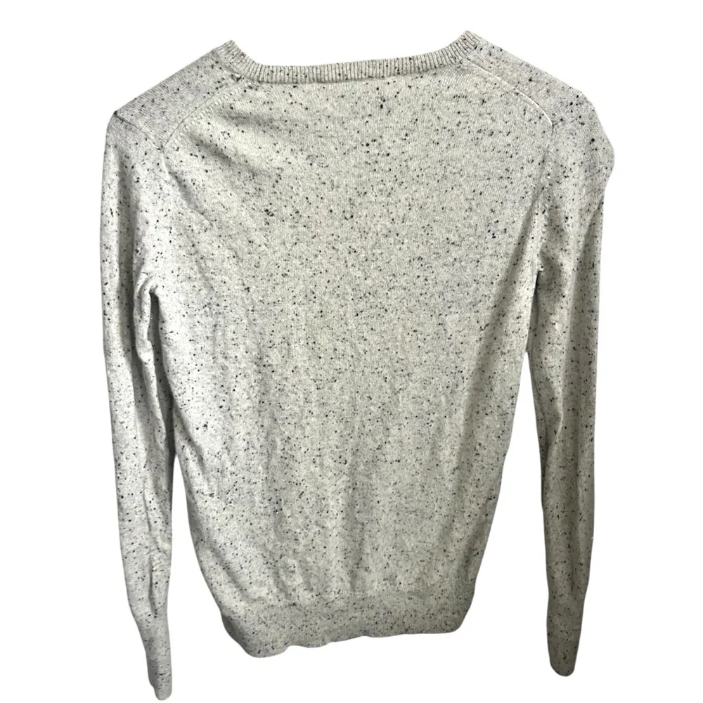 Everlane Classic Cashmere Crew Sweater Donegal Frost Speckled Size Small - Picture 7 of 8